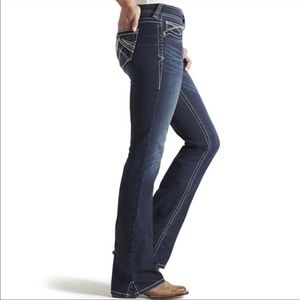 ARIAT REAL DENIM bootcut whipstitch jeans 31 vents